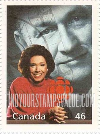 FindYourStampsValue: Fostering Canadian Talent: Canadian Broadcasting Corporation