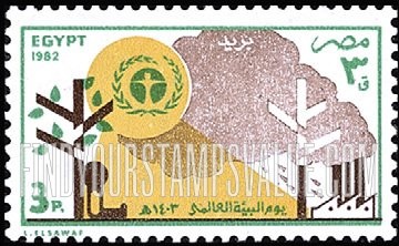 FindYourStampsValue: United Nations Day: 10th anniversary of UN conference on Human Environment - يوم الأمم المتحدة: الذكرى العاشرة لمؤتمر الأمم المتحدة للبيئة البشرية