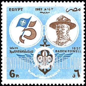 FindYourStampsValue: United Nations Day: Scouting year - يوم الأمم المتحدة: سنة الكشافة