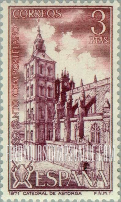 FindYourStampsValue: Astorga Cathedral