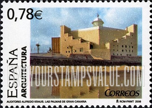 FindYourStampsValue: Architecture: Alfredo Kraus Auditorium, Las Palmas