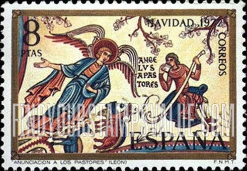 FindYourStampsValue: Christmas: Angel and shepherds