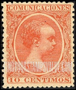 FindYourStampsValue: King Alfonso XIII