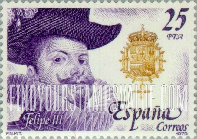 FindYourStampsValue: Kings of the House of Austria (Hapsburg Dynasty): Philip III
