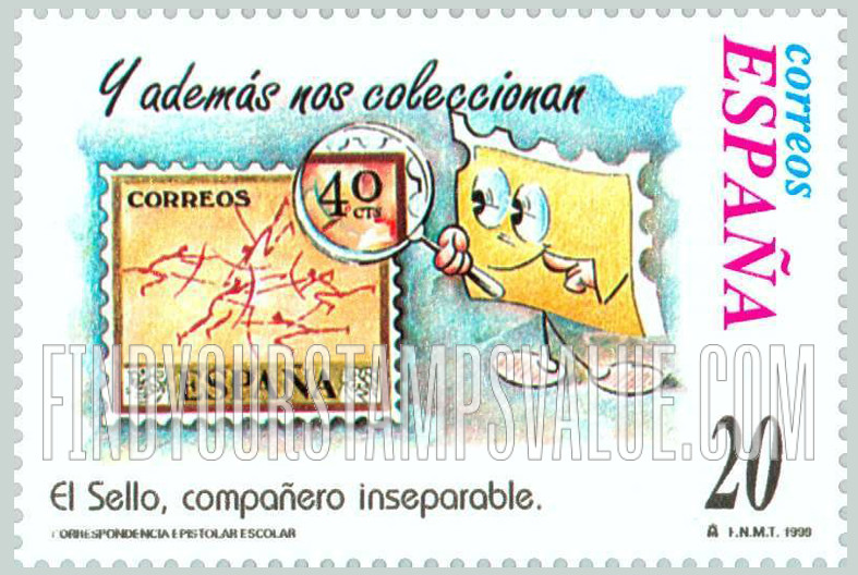 FindYourStampsValue: Letter Writing Type of 1998: “Y además nos coleccionan”