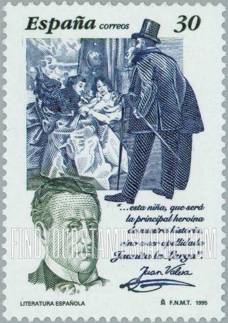 FindYourStampsValue: Spanish Literature: Juanita la Larga, by Juan Valera (1824-1905)