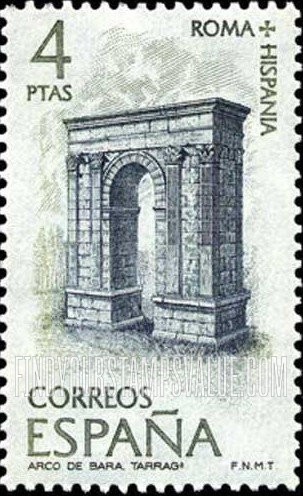 FindYourStampsValue: Triumphal Arch, Tarragona