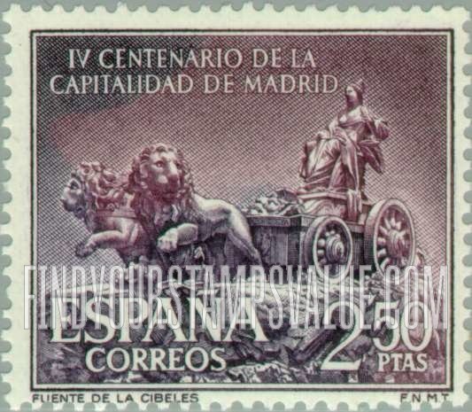 FindYourStampsValue: Cibeles fountain
