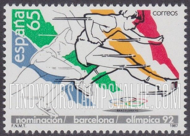 FindYourStampsValue: 1992 Summer Olympics, Barcelona: Athletes