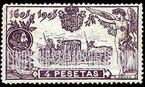 FindYourStampsValue: Don Quixote In bullock cart