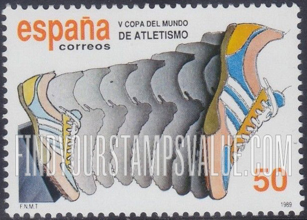 FindYourStampsValue: Athletics World Cup, Barcelona