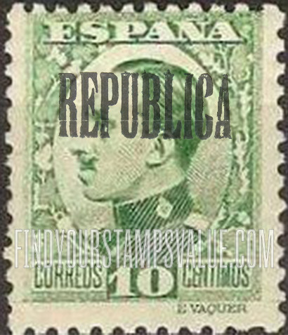 FindYourStampsValue: First Barcelona Issue: King Alfonso XIII