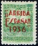 FindYourStampsValue: Revolutionary Overprints, Nationalist (Revolutionary) Forces, San Sebastian, Use in Province of Guipuzcoa: Mariana Pineda