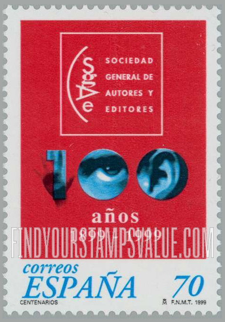 FindYourStampsValue: General Society of Authors and Editors, Centenary