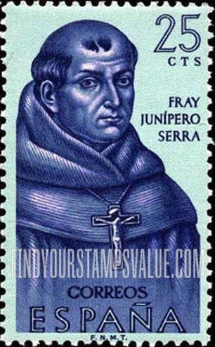 FindYourStampsValue: Builders of the New World: Father Junipero Serra