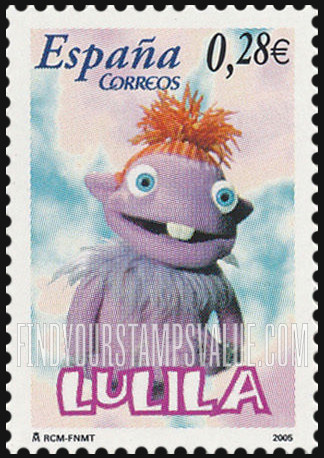 FindYourStampsValue: Los Lunnis children’s television show: Lulila
