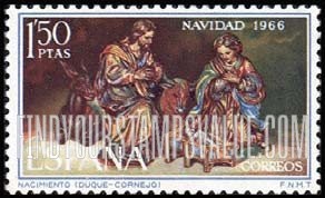 FindYourStampsValue: Nativity, Sculpture by Pedro Duque Cornejo