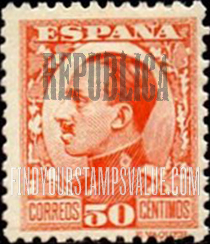 FindYourStampsValue: First Barcelona Issue: King Alfonso XIII