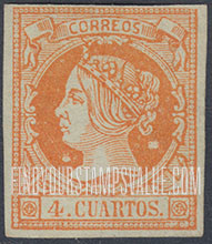 FindYourStampsValue: Kingdom: Isabella II