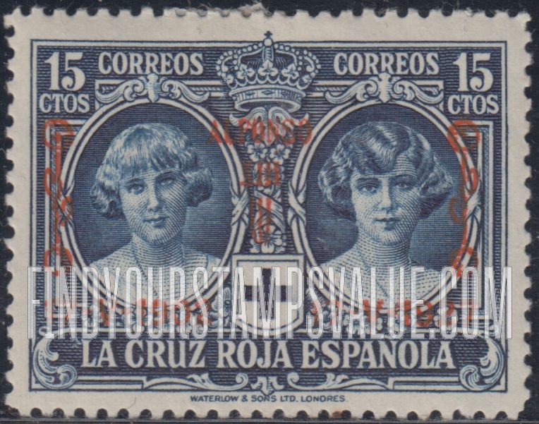 FindYourStampsValue: Semi-Postal: Coronation Silver Jubilee, Princesses María Cristina and Beatrice