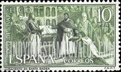 FindYourStampsValue: Oath-taking ceremony at Santa Gadea