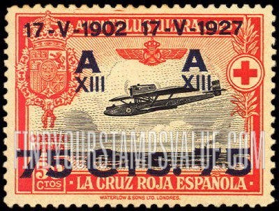 FindYourStampsValue: Semi-Postal: Coronation Silver Jubilee, Ramon Franco’s Plane Plus Ultra