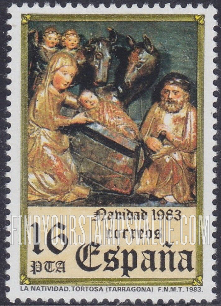 FindYourStampsValue: Christmas 1983: The Nativity, Tortosa