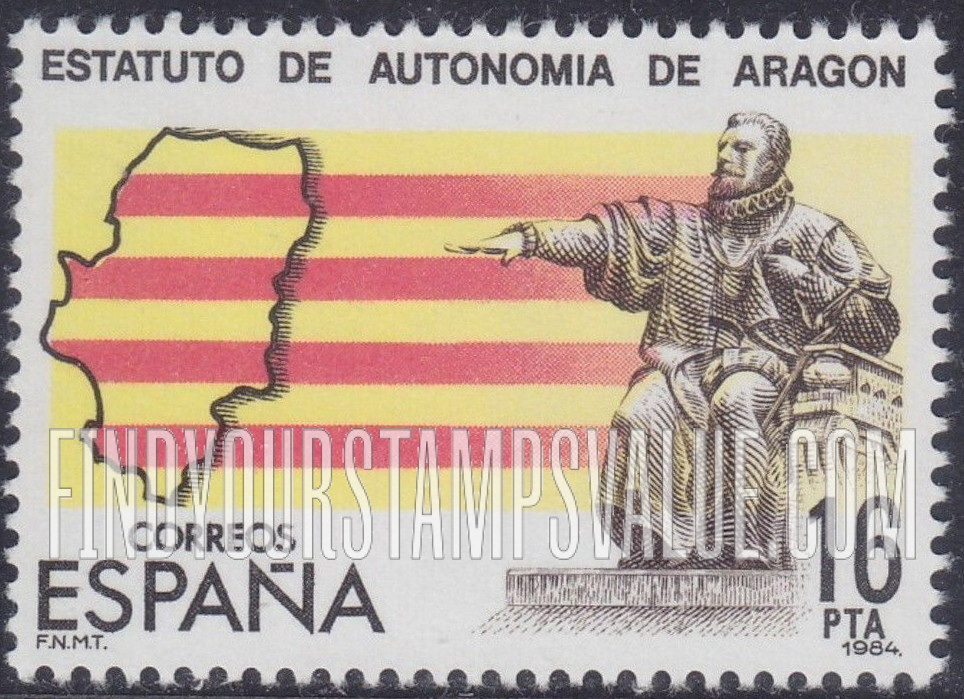 FindYourStampsValue: Aragon Statute of Autonomy, 2nd Anniversary