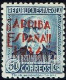 FindYourStampsValue: Revolutionary Overprints, Nationalist (Revolutionary) Forces, San Sebastian, Use in Province of Guipuzcoa: Nicolás Salmerón