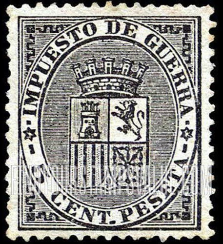FindYourStampsValue: War Tax: Coat of Arms