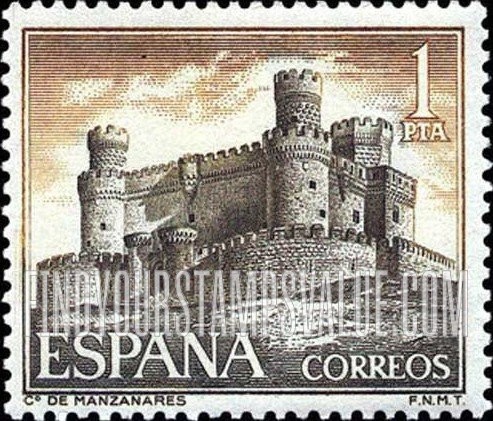 FindYourStampsValue: Castles: Manzanares