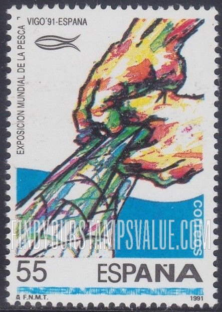 FindYourStampsValue: International Fishing Exposition, Vigo