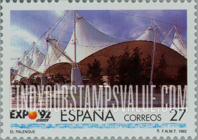 FindYourStampsValue: Expo β92, Seville: Arena