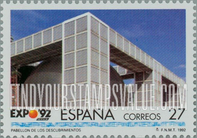 FindYourStampsValue: Expo β92, Seville: Discovery pavilion