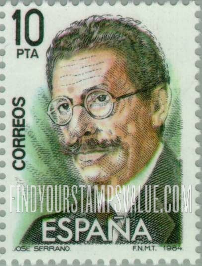 FindYourStampsValue: Jose Serrano (1873-1941)