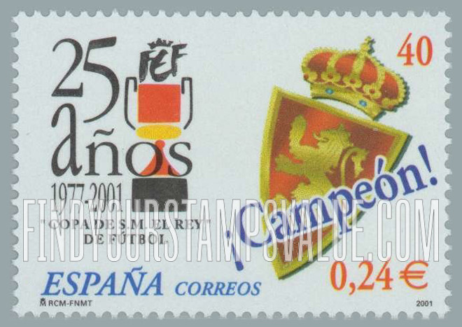 FindYourStampsValue: King’s Soccer Cup, 25th Anniversary