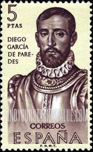 FindYourStampsValue: Builders of the New World: Diego Garcia de Paredes