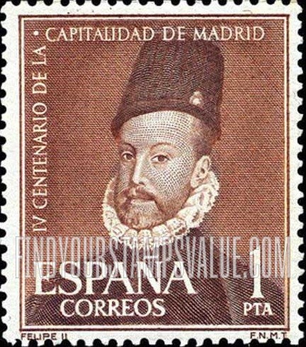 FindYourStampsValue: King Philip II