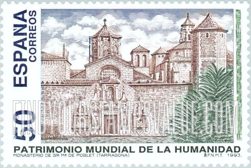 FindYourStampsValue: Monastery of Santa Maria of Poblet, Tarragona