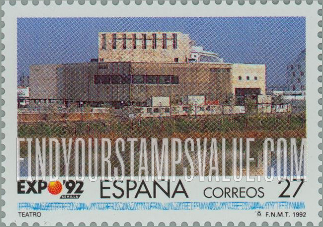 FindYourStampsValue: Expo β92, Seville: Expo theater