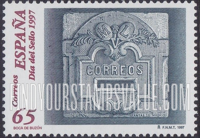 FindYourStampsValue: Stamp Day: Antique letter box