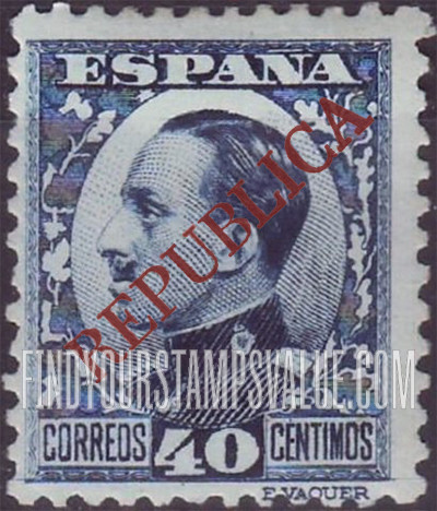 FindYourStampsValue: Second Barcelona Issue: King Alfonso XIII