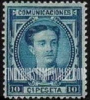 FindYourStampsValue: Kingdom: King Alfonso XII