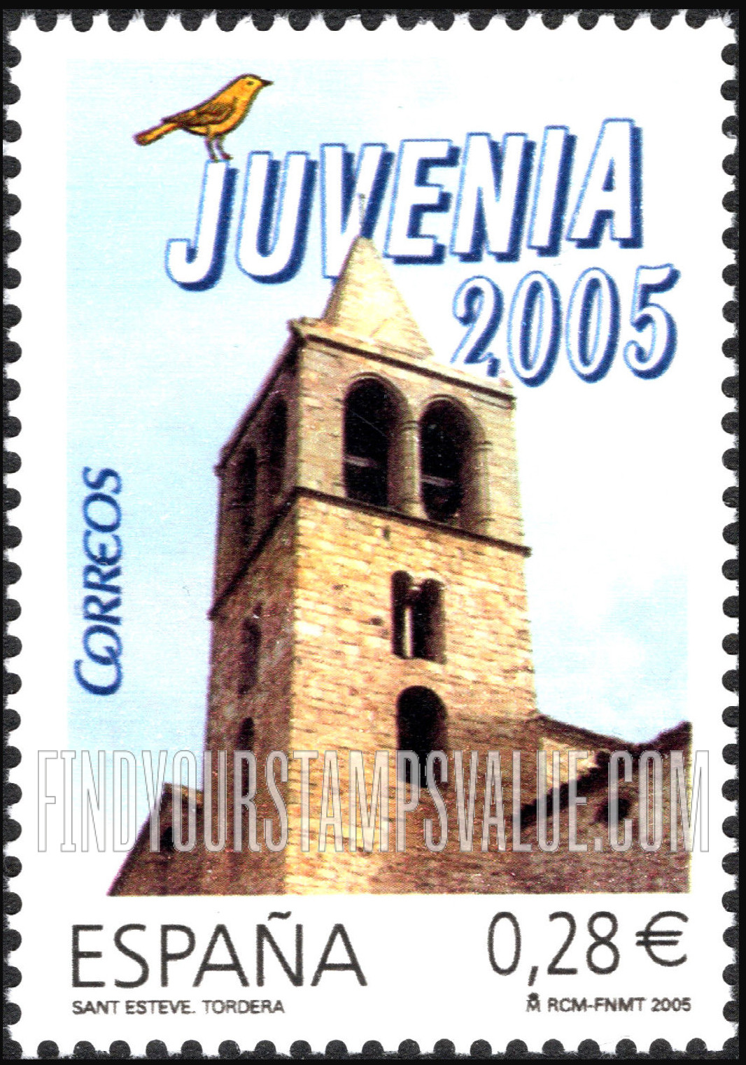 FindYourStampsValue: Juvenia 2005 Youth Stamp Exhibition, Tordera