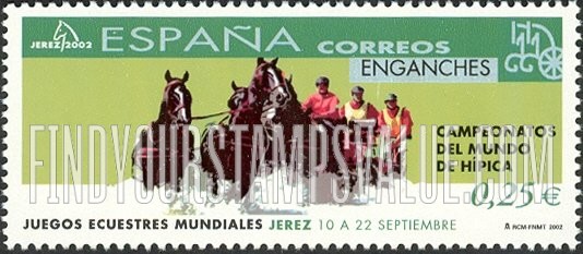 FindYourStampsValue: World Equestrian Games: Carriage driving