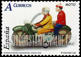 FindYourStampsValue: Toys: Toy motorcycle