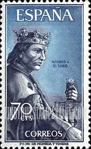 FindYourStampsValue: Alfonso X, the Wise (1232-84)