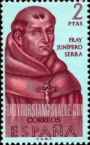 FindYourStampsValue: Builders of the New World: Father Junipero Serra