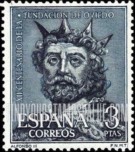 FindYourStampsValue: King Alfonso III