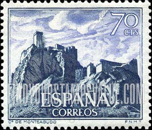 FindYourStampsValue: Castles: Monteagudo